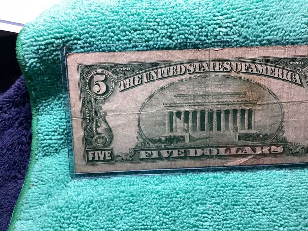 1953 B $5 UNITED STATES 🇺🇸 NOTE RED SEAL