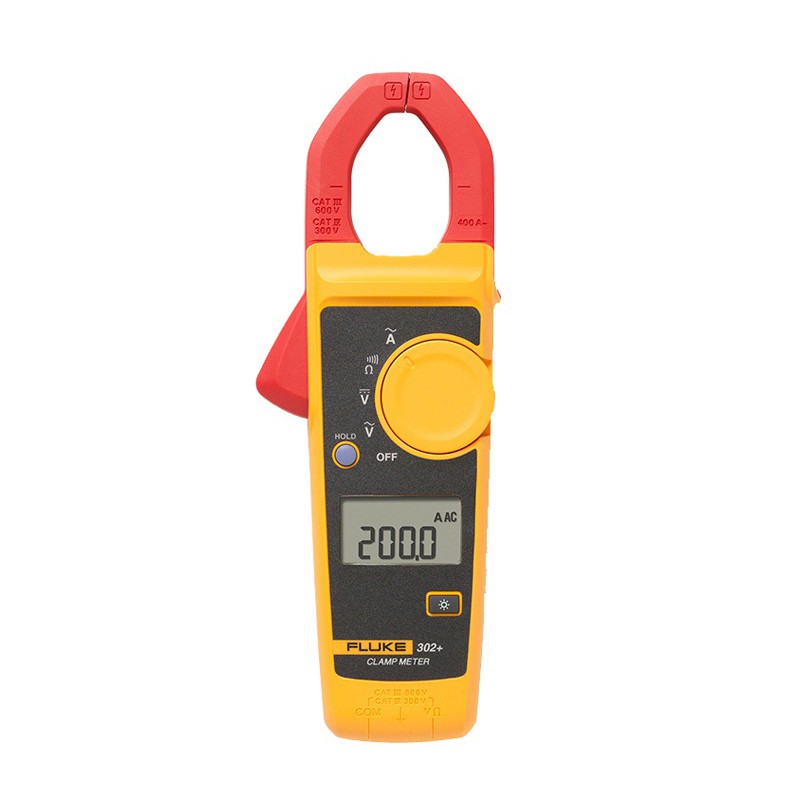 Fluke 302 Plus Clamp Meter AC DC Electrical Tester Pliers Ammeter Voltmeter