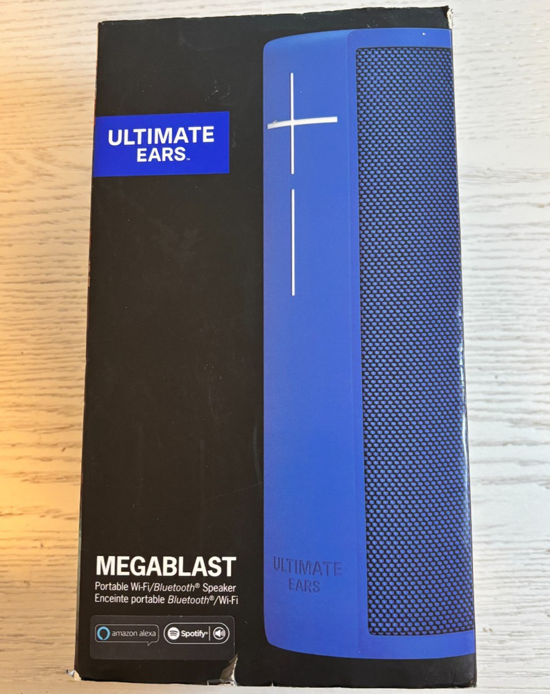 Ultimate Ears Blast Portable Waterproof Wi-Fi Bluetooth Speaker - Blue PreOwned
