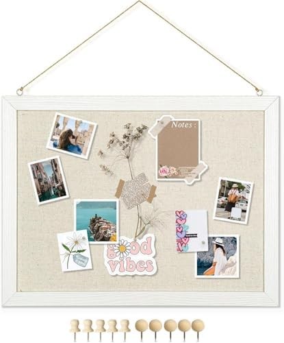 Small Framed Cork Bulletin Board