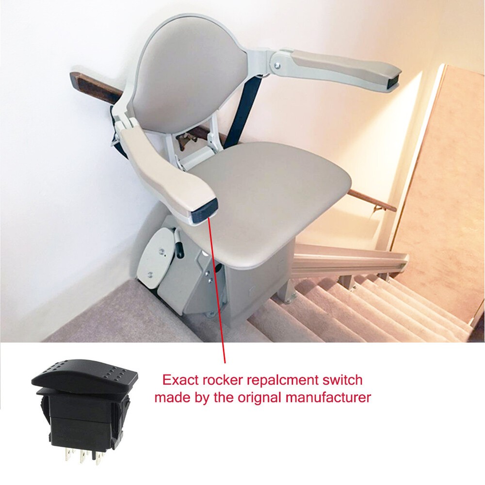 Replacement UP/Down Rocker Switch for Savaria SL1000 Stair Lift Control