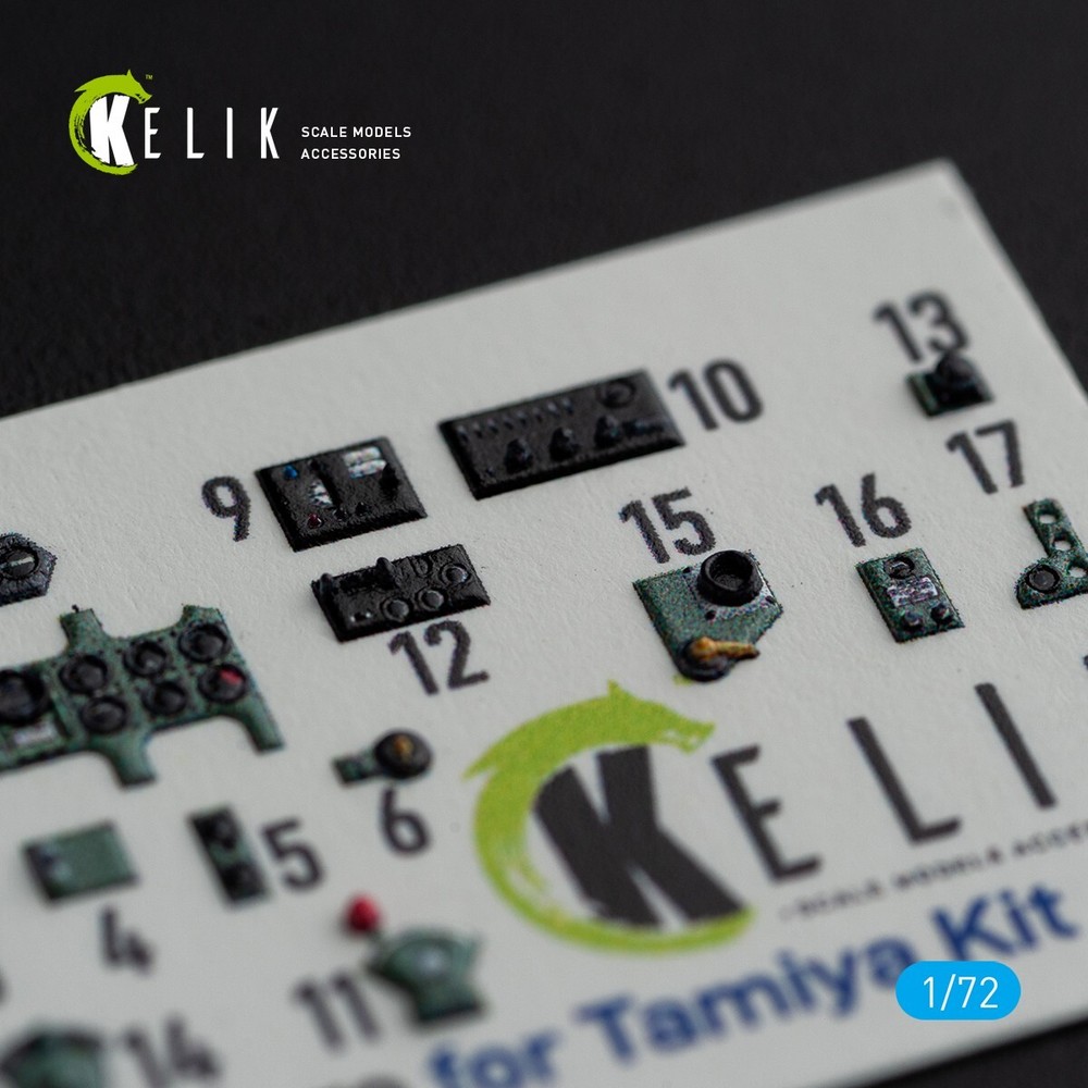 1/72 ResKit K72099 A6M5 Zero - interior 3D decals for Tamiya kit