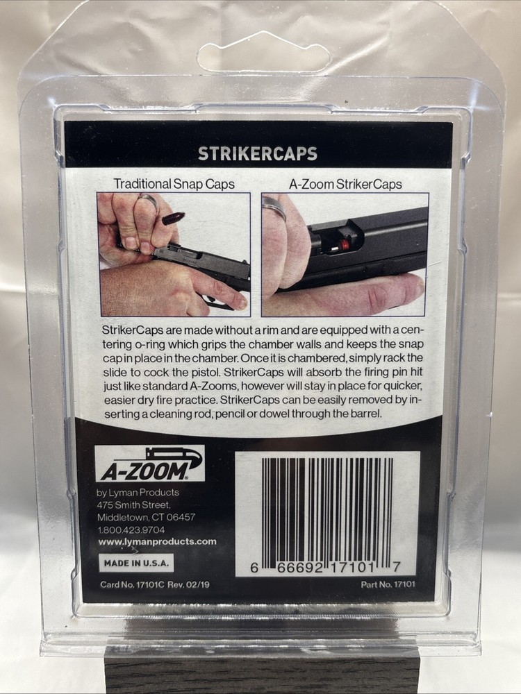 A-ZOOM 380 Auto Strikercaps 2 Pack Orange 17101