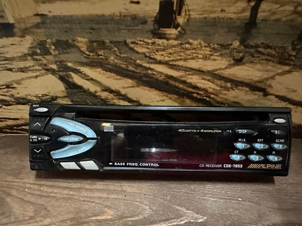 cde-7853  faceplate alpine