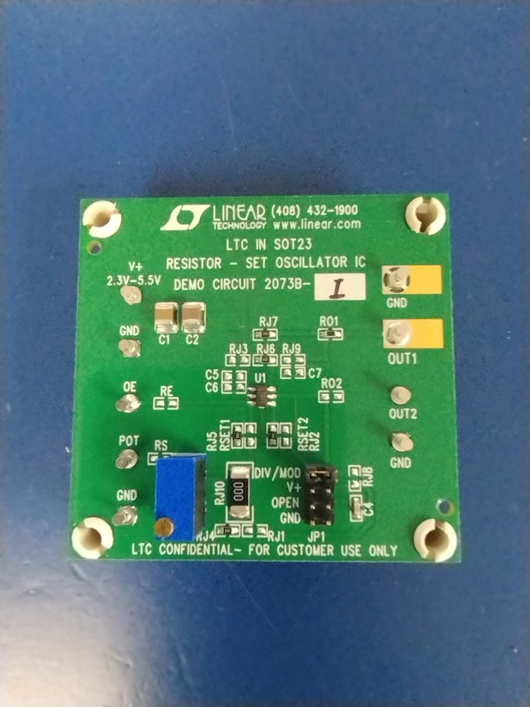ANALOG DEVICES DC2073B-I Clock & Timer Development Tool LTC6907 Eval Board