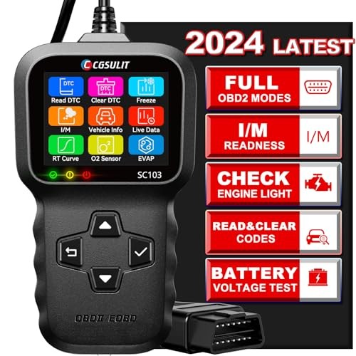 OBD2 Scanner, SC103 Car Code Reader Diagnose Check Engine Light Smog Check
