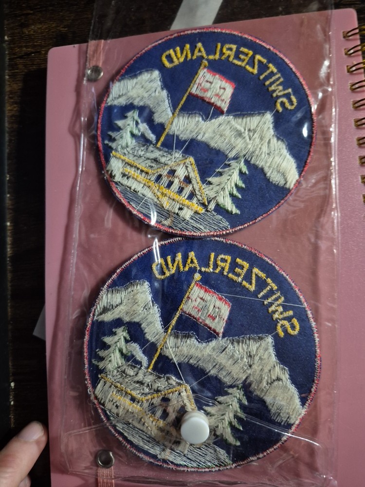 Switzerland Swiss 4inch Ski Patch X 2