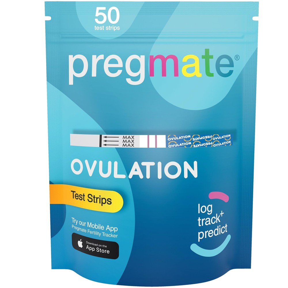 50 Ovulation Test Strips Predictor Kit Easy & Accurate Home Fertility Testing