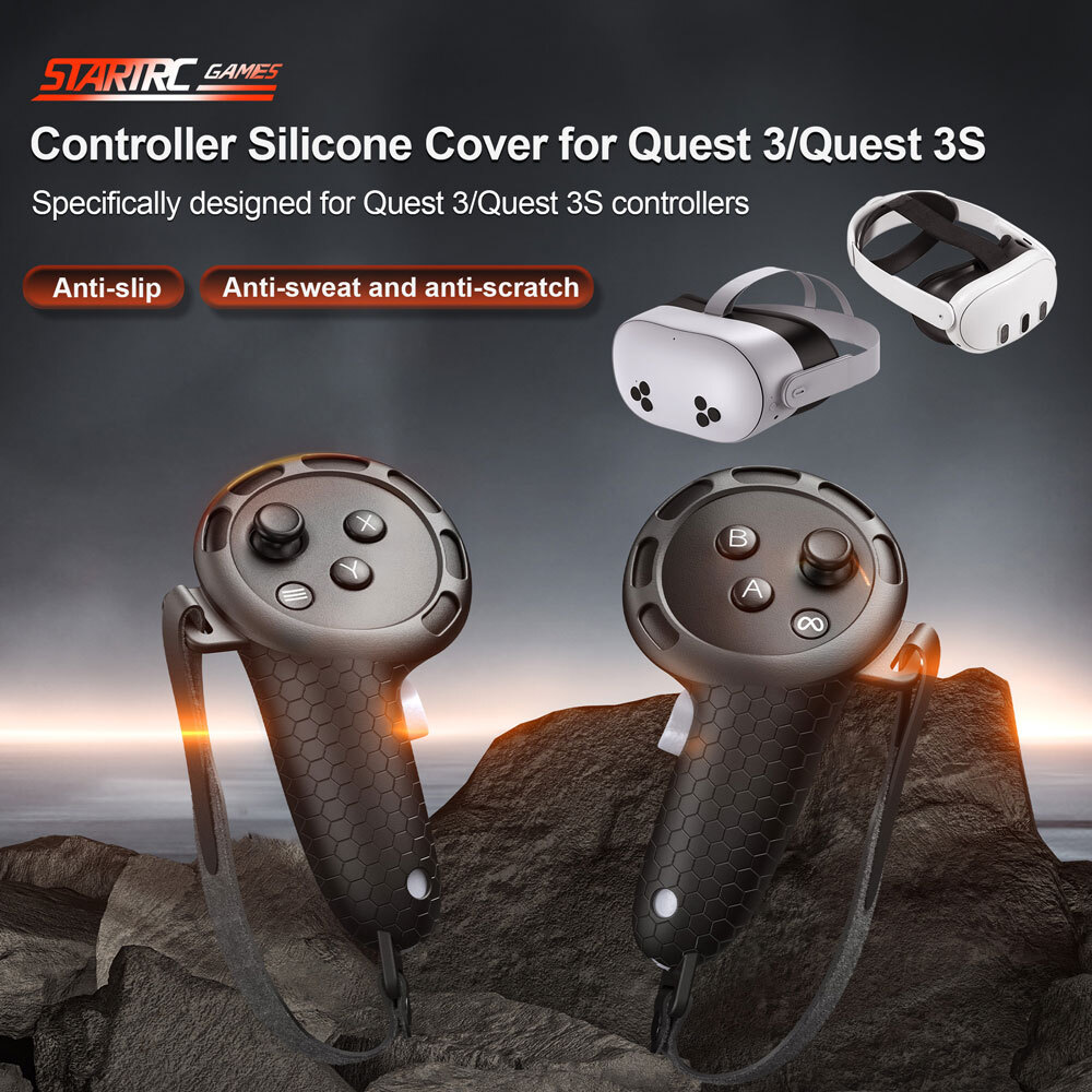 Controller Covers Protector for Meta Quest 3/3S Controller Silicone Grip Cover