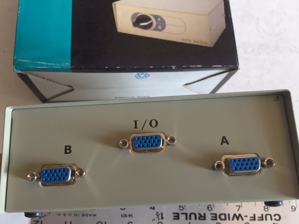 NEW LOT 4 STARTECH HDD15-2,DATA SWITCH AS-2002,2-WAY VGA DATA SWITCH CPU,SS