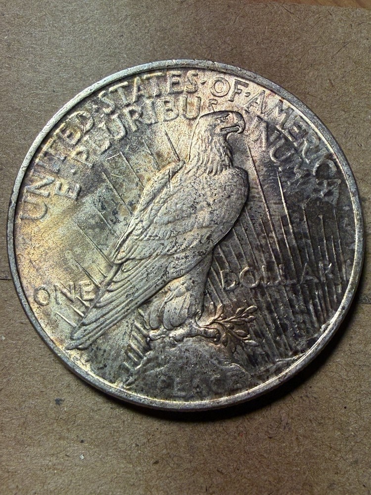 1922 Peace Dollar - BU - Toned - As Shown! (#2435)