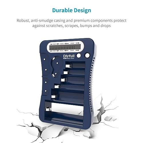 Battery Tester, LCD Display Universal Battery Checker for AA AAA C D 9V
