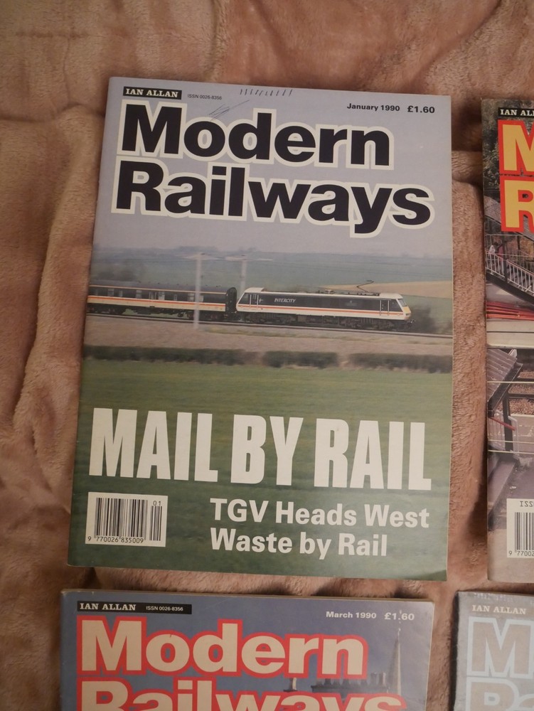 Modern Railways magazine x 12: year 1990 complete