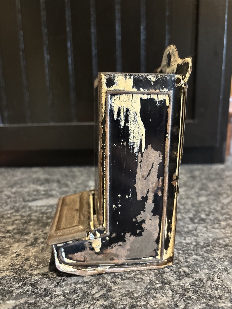 Metal Tin Match Holder
