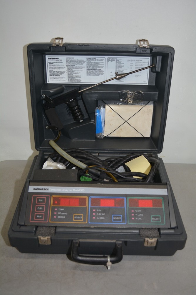 ^ Bacharach Model 300 Combustion Analyzer #X4149