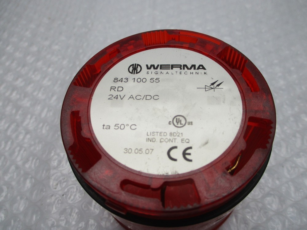WERMA 84310055 STACK LIGHT RED NSNP