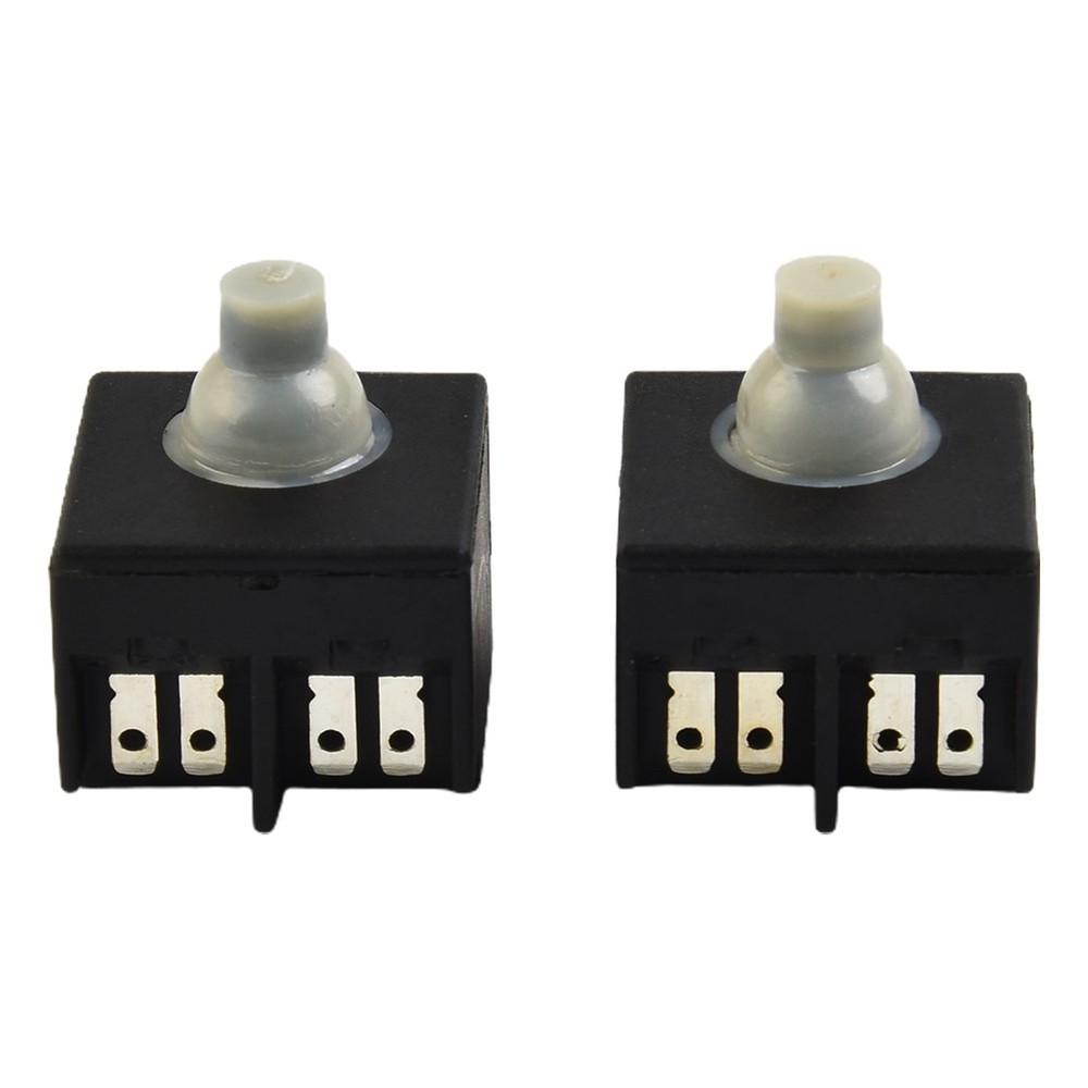 Angle Grinder Switch 100mm /4" 250 (V) 2pcs 6 (A) Accessories Black Kit