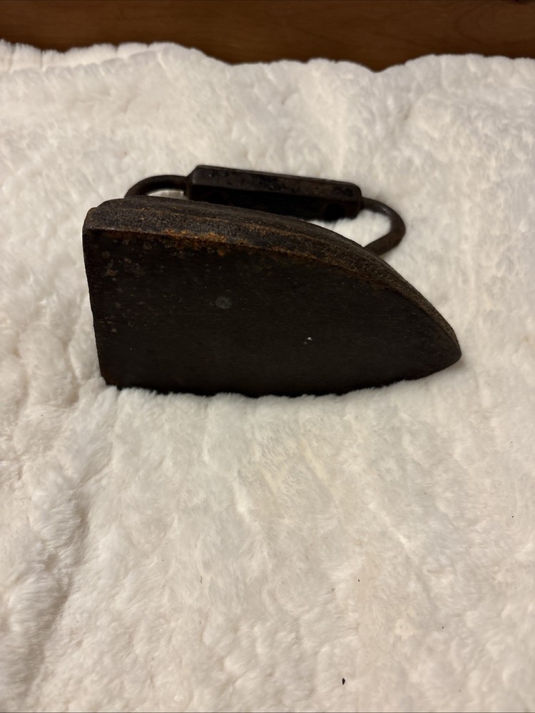 vintage cast iron clothes iron