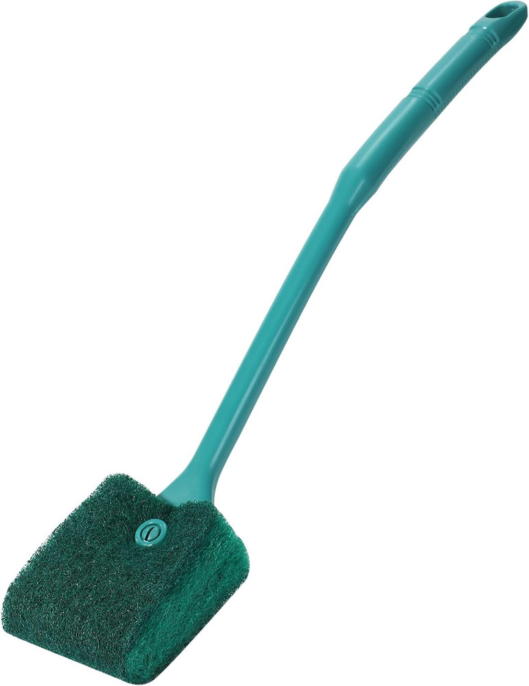 Fish Tank Cleaning Tools, Aquarium Double Sided Sponge Brush, Algae Scraper Clea