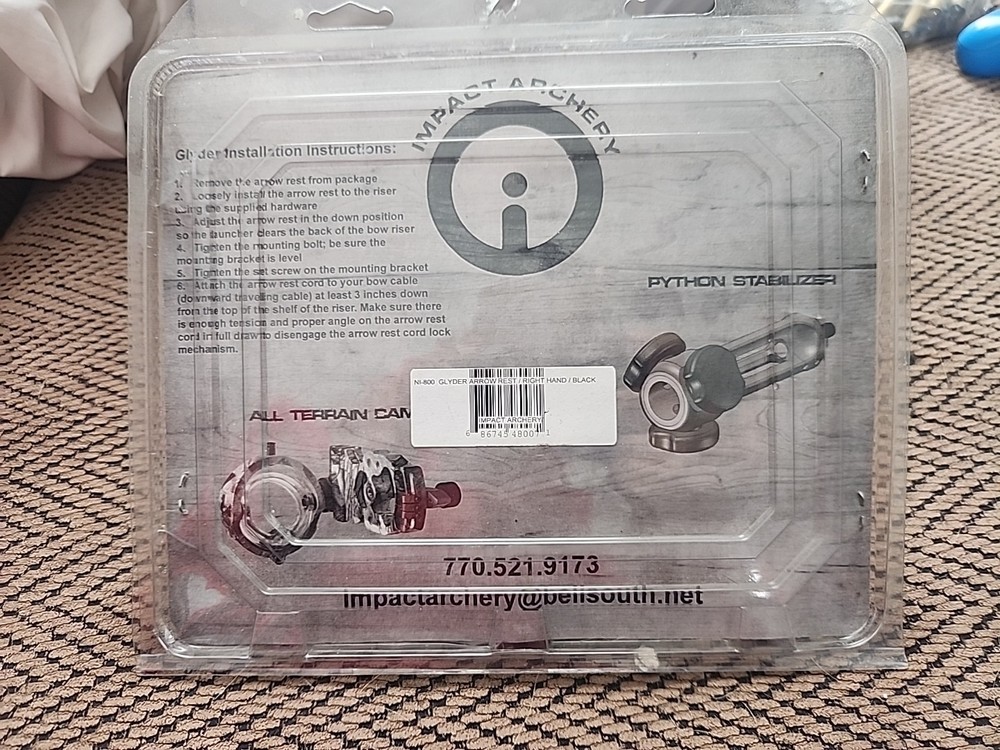 Impact Archery Glyder Arrow Rest