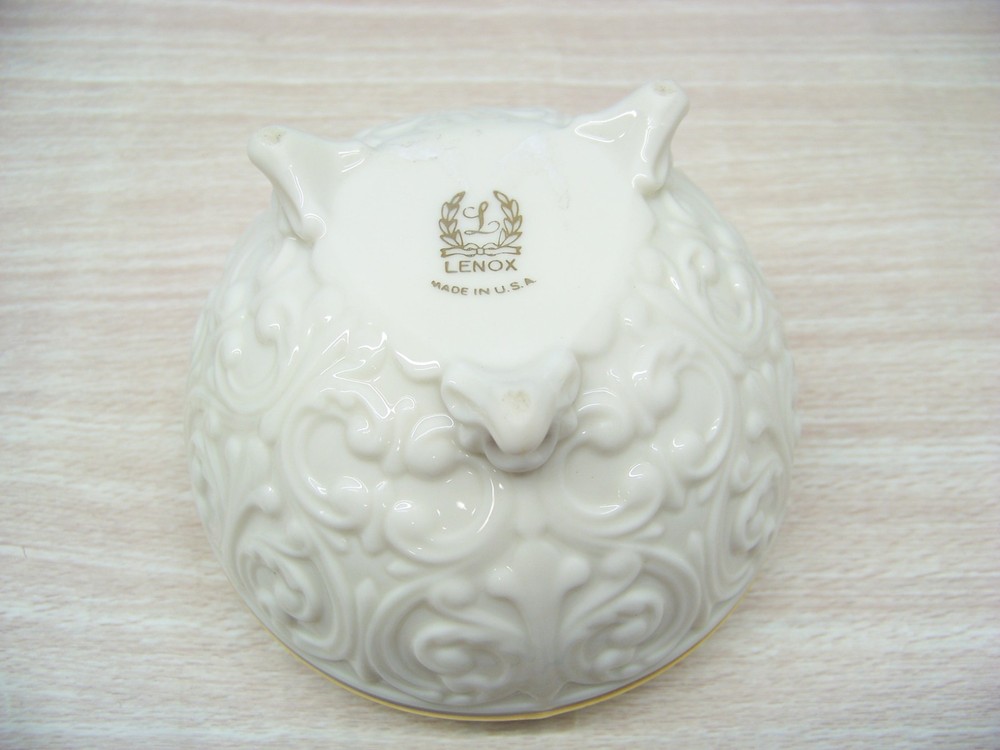 Lenox Footed Sphere Egg - Trinket Box