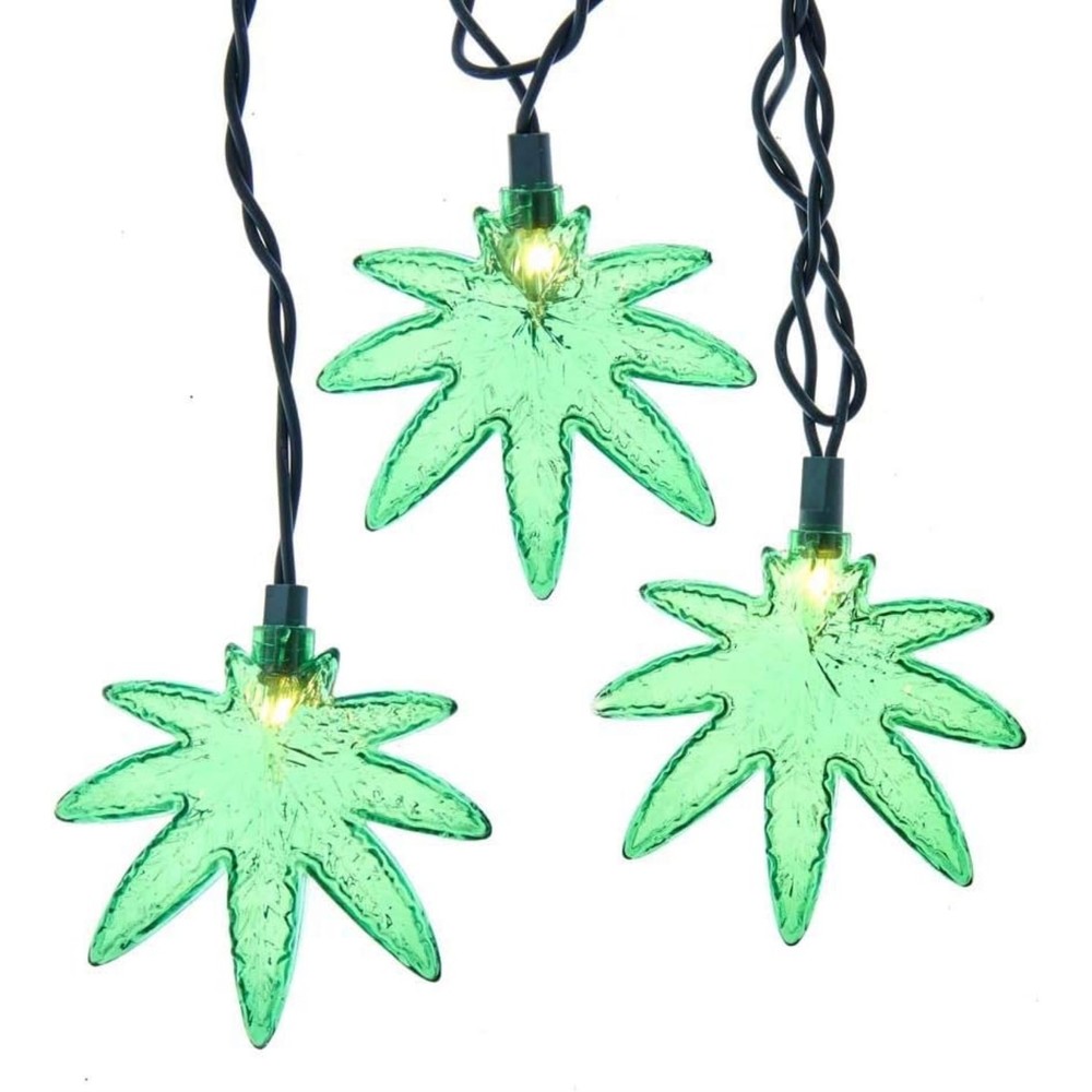 Cannabis Light String Set of 10 Lights UL4330