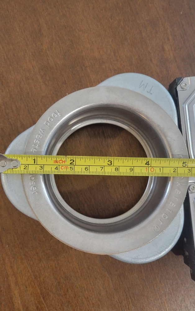 New Insinkerator Disposal Sink Flange & Mounting Ring Only, No box