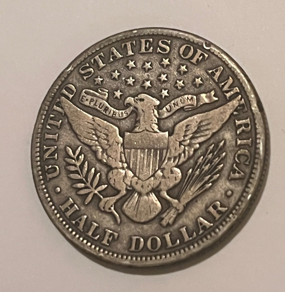 1911 Barber Half Dollar VF