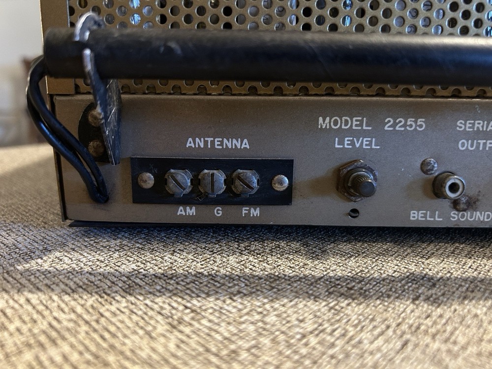Bell Model 2255 Receiver tested working (See Video)