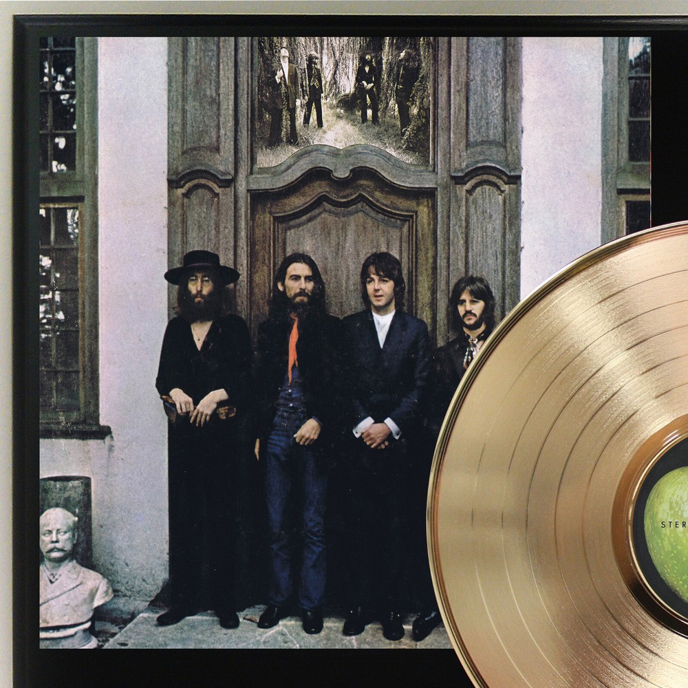 Beatles - Again Gold LP Record Plaque Display