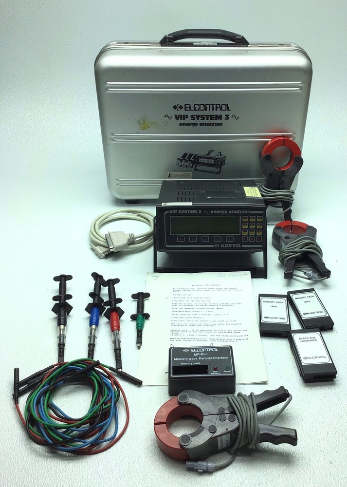 ELCONTROL VIP SYSTEM 3 ENERGY ANALYZER