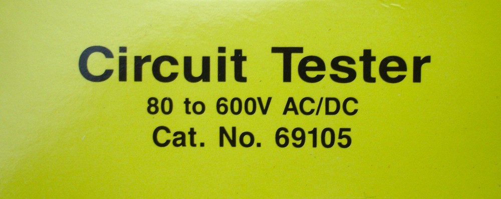 Klein Tools 69105 AC/DC (80-600v) Circuit Tester