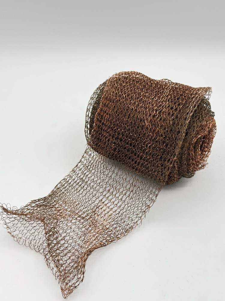 Copper Mesh Roll 4" x 36" Crafting Art Decorating Wreath READ