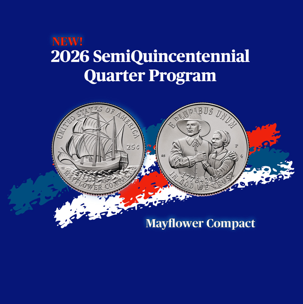 2026-D SemiQuincentennial 🇺🇸Quarters / Mayflower Compact / DIRECT FROM US MINT