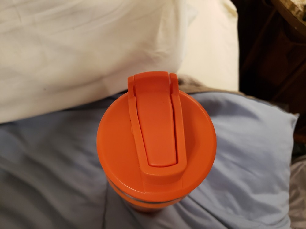 Dunkin Donuts 24oz Orange hydration bottle NO Carabiner