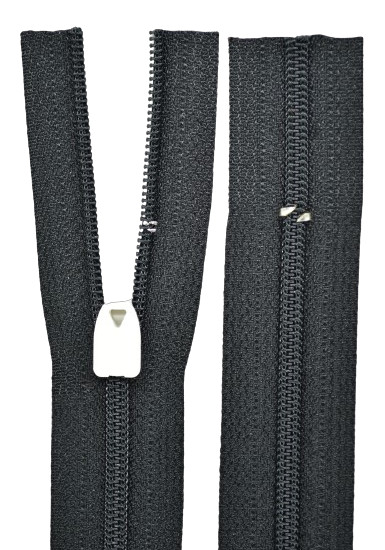 Zipper Sheets Black With White Wäschieber Length Up To 200CM
