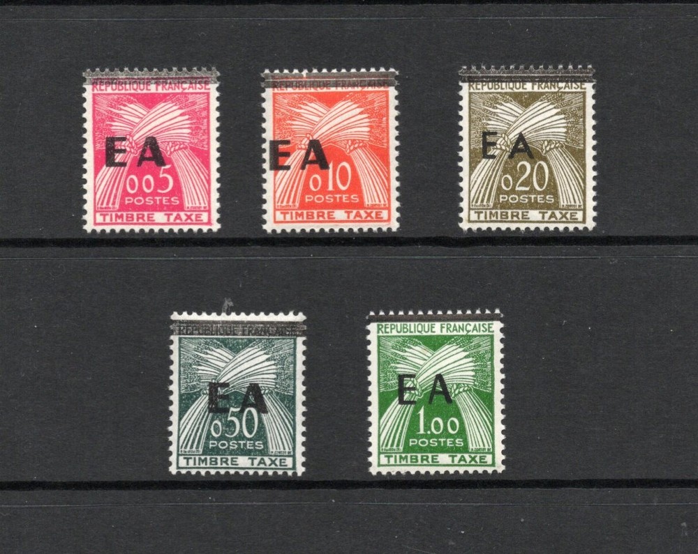 S1220   Algeria 1962  Postage Dues - TYPOGRAPHED  OVERPRINTED   5v.   MNH