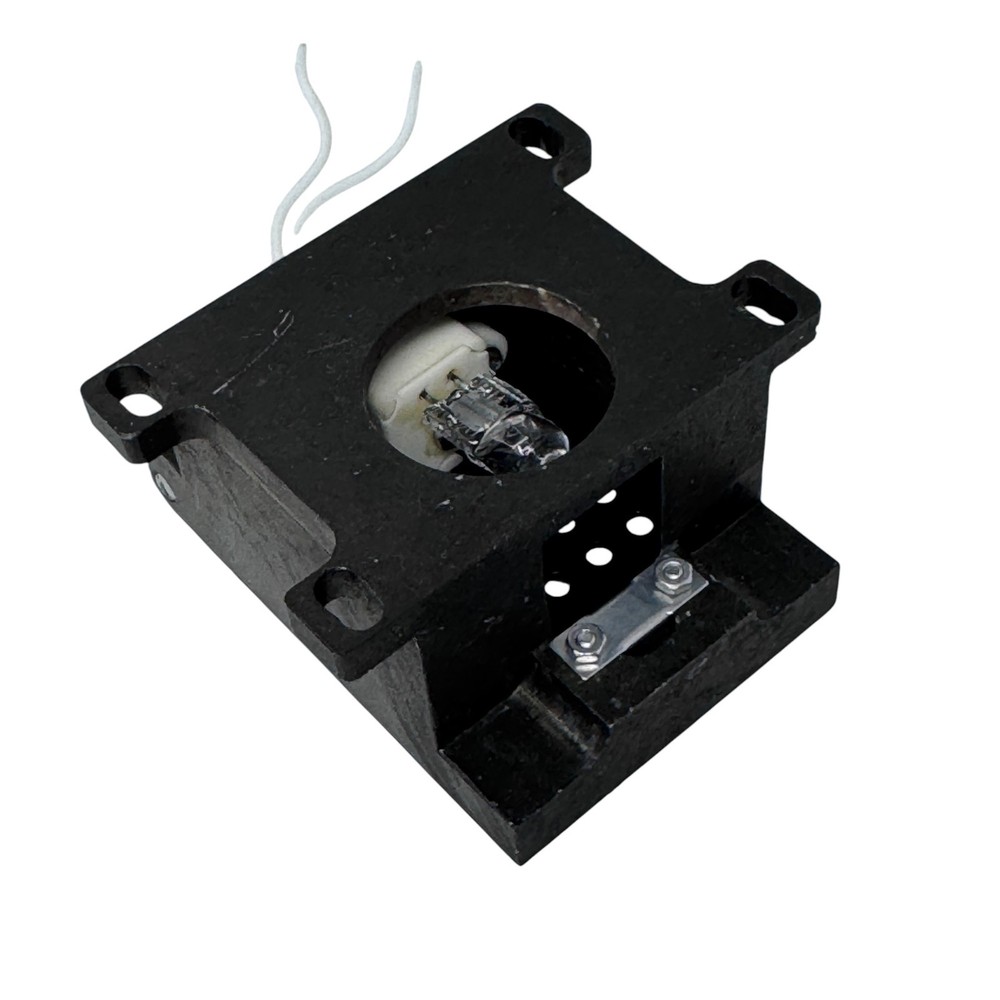 Microscope Lamp Housing Assembly w/ Halogen Bulb – Replacement Illuminator Light