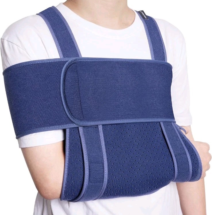 🦾 ⭐ Velpeau Arm Sling Shoulder Immobilizer Sleep Support L Blue Adjustable