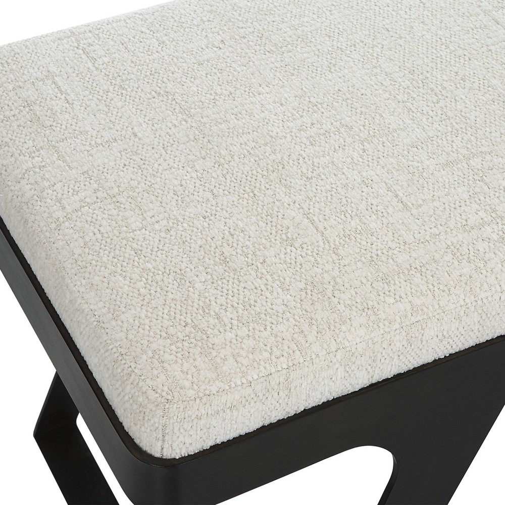 Uttermost 23758 Hover 53"W Bench - White