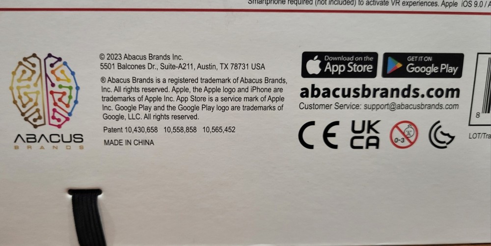 Abacus Brands Virtual Reality Human Body Learning Activity Set VR Goggles