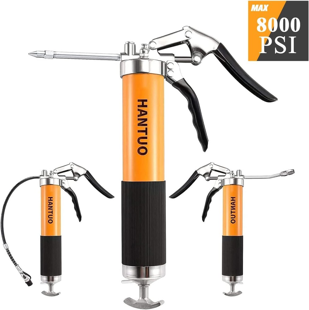 HANTUO Grease Gun with Quick Release Coupler
