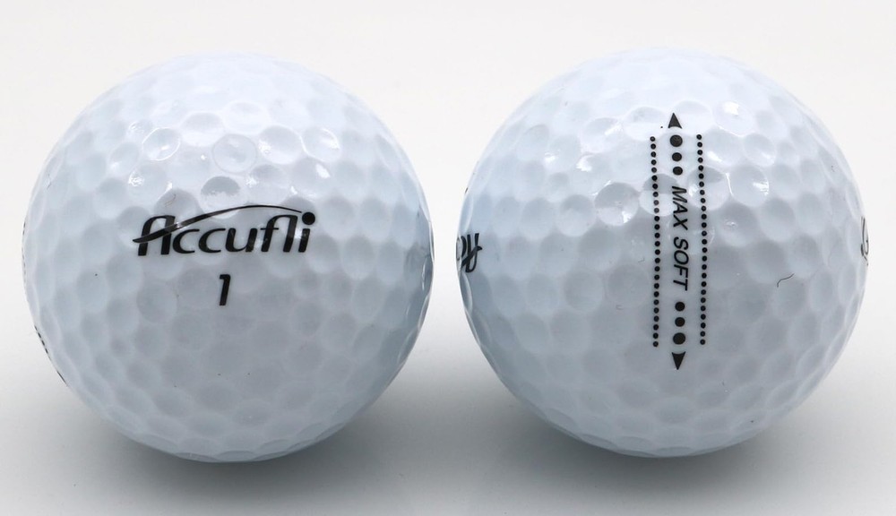 ACCUFLI Max Soft Golf Balls White 12-Pack