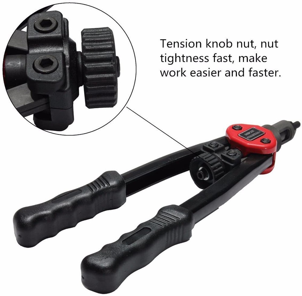 Rivet Gun Kit Rivnut Thread Setting Tool Nut Setter NutSert Metric SAE Riveting