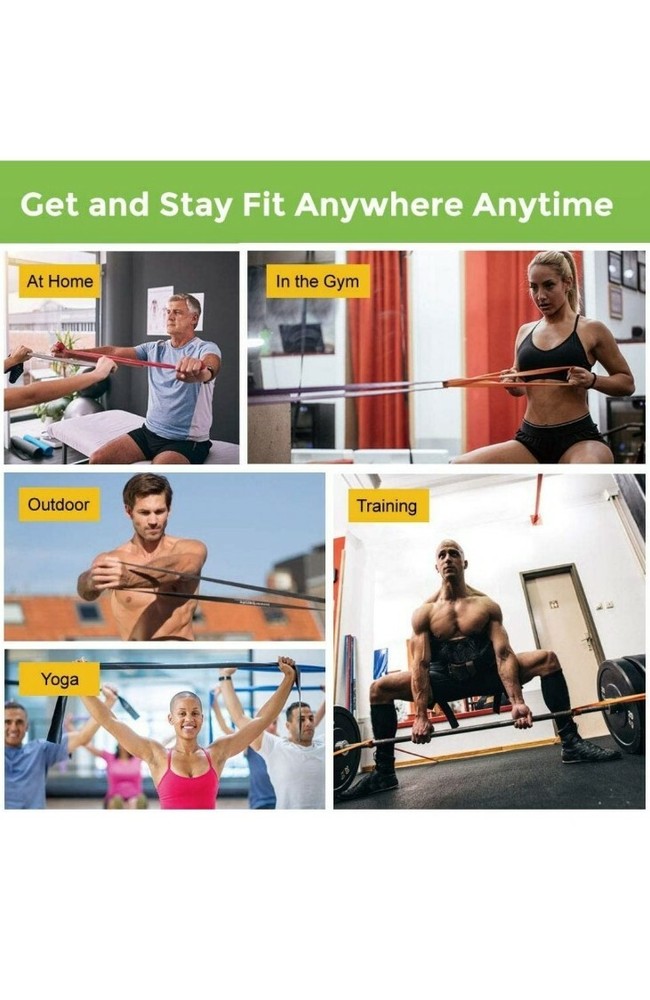 Kamileo Resistance Pull Up Band 35-85lbs - purple