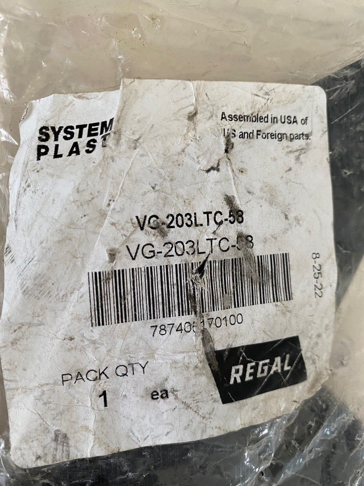 System Plast Heavy Duty Guide Rail Bracket, 5/8 Assembly VG-203LTC-58