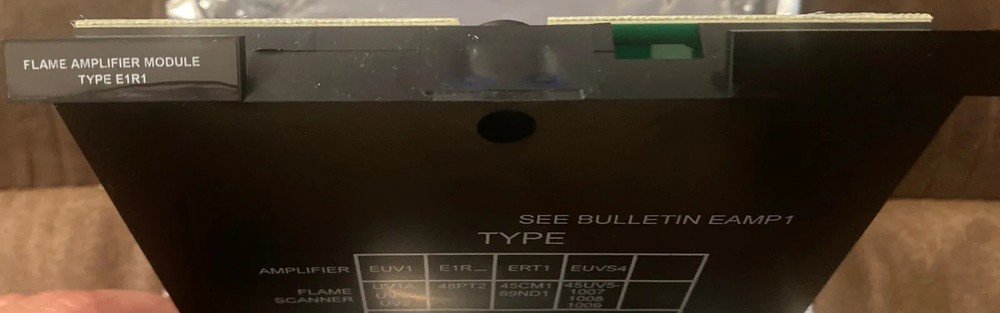 FIREYE E1R1 / INFRARED AUTO CHECK FLAME AMPLIFIER MODULE / NEW!!!🇺🇸🇺🇸