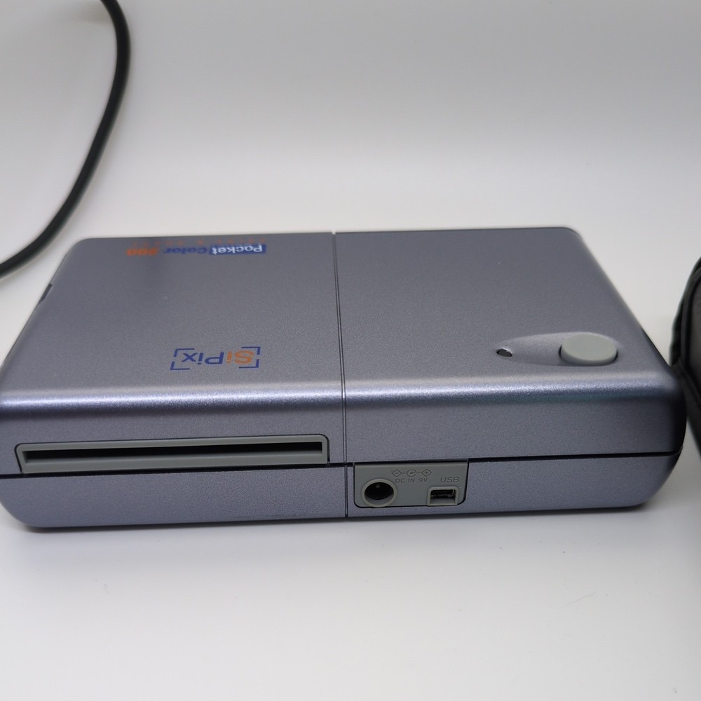 Pocket Color 200 Print and Share SiPix Powers On Untested Mobile Printer As Is
