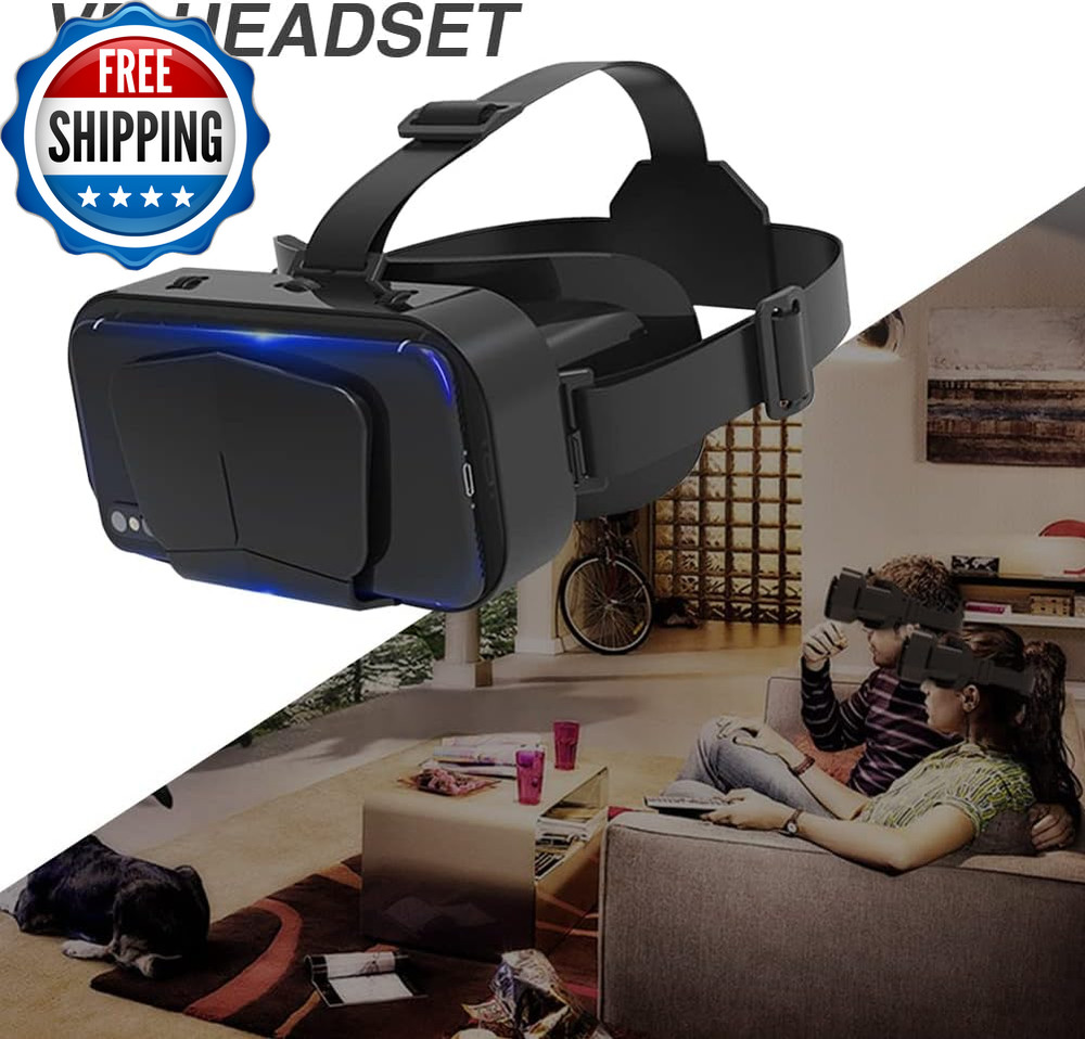 VR Headset 3D VR Glasses Universal Virtual Reality Goggles Support 360°Panorama