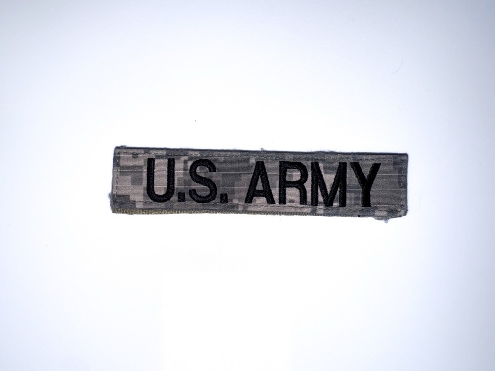Army ACU Digital Camo Branch Tape – Hook/Loop Back – Excellent Condition